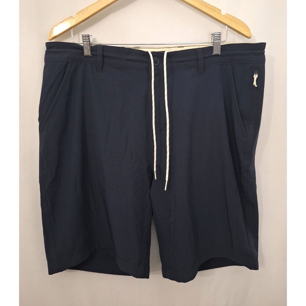 Huckberry Wellen Men's Board Shorts Size 38 Navy Swim Beach Surf Golf Sports